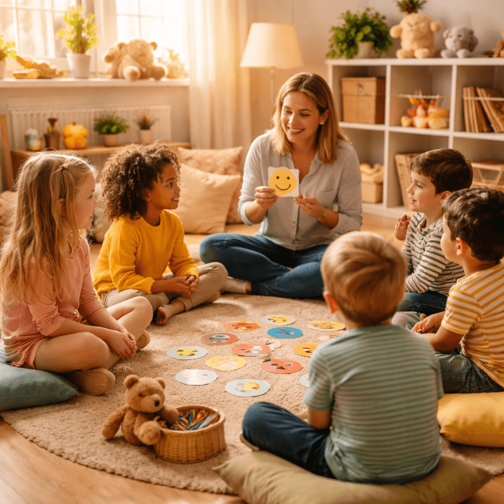 Atelier de dezvoltare emoțională pentru copii în București – terapie de grup prin joc